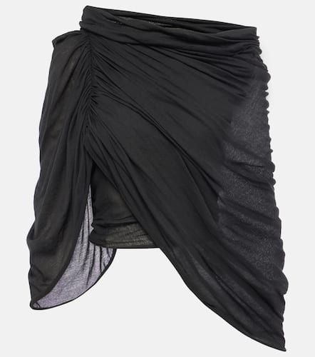 Rick Owens Draped cotton jersey top - Rick Owens - Modalova