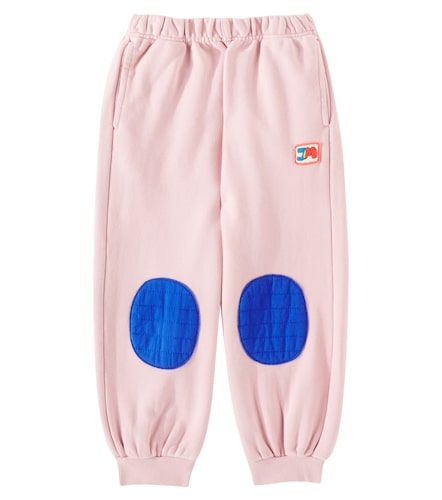 Patch-applique cotton jersey sweatpants - Jellymallow - Modalova