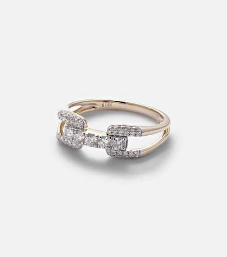 Harness 14kt ring with diamonds - Stone and Strand - Modalova