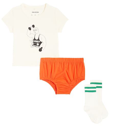 Baby - Top, pantaloni e calzini Weight Lifting - Mini Rodini - Modalova
