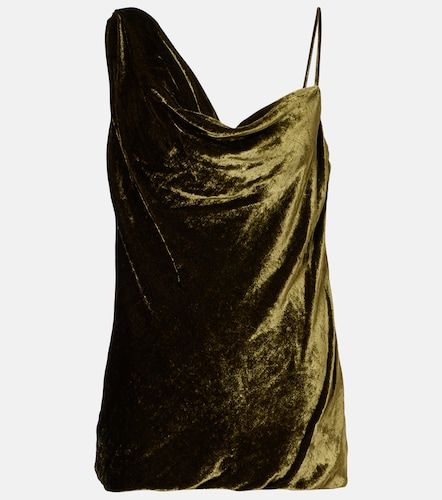 Dries Van Noten Draped velvet top - Dries Van Noten - Modalova