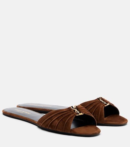 Sandali Cassandre in suede - Saint Laurent - Modalova