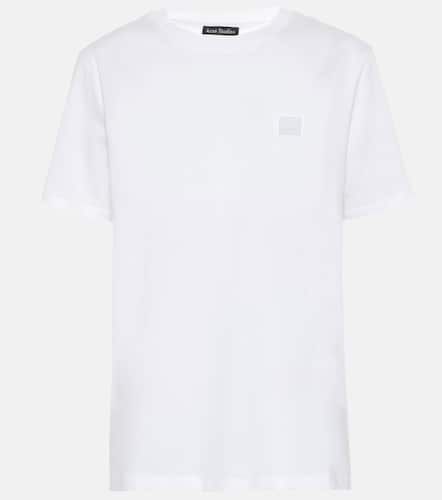 Camiseta de jersey de algodón con logo - Acne Studios - Modalova