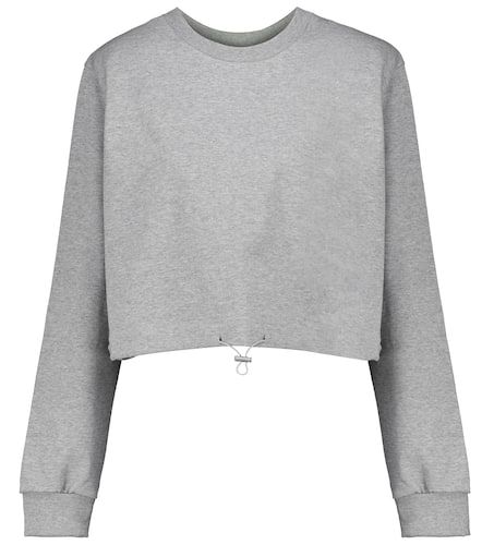 Cropped cotton sweatshirt - The Frankie Shop - Modalova