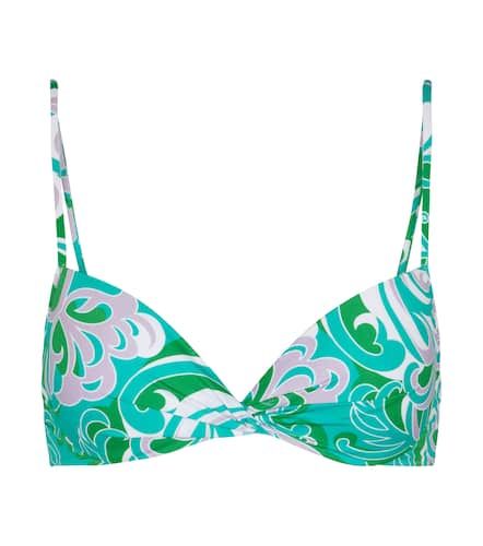 Printed bikini top - Emilio Pucci Beach - Modalova