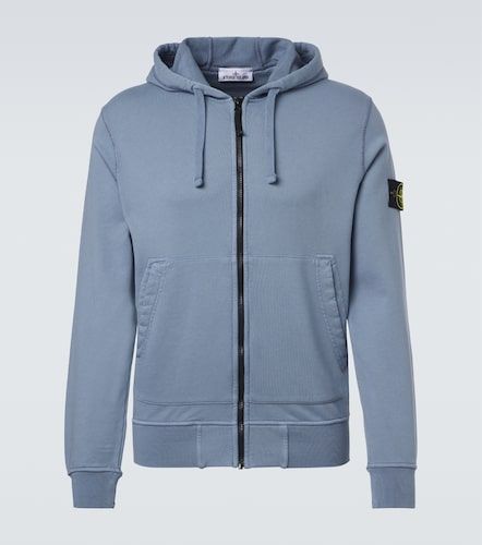 Sudadera de jersey de algodón con cremallera - Stone Island - Modalova