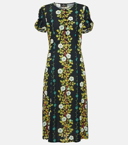 Etro Abito midi con stampa floreale - Etro - Modalova