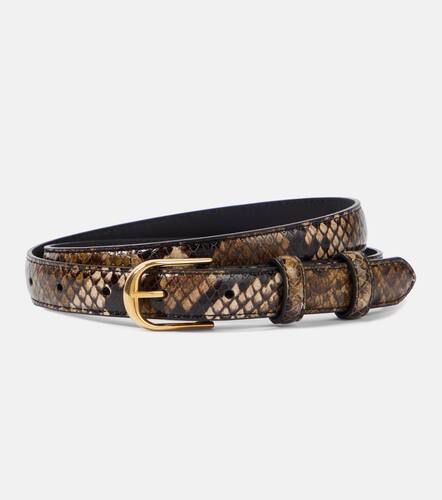 Jane 20mm snake-effect leather belt - Nili Lotan - Modalova