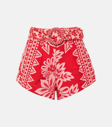 Farm Rio Flora floral cotton shorts - Farm Rio - Modalova