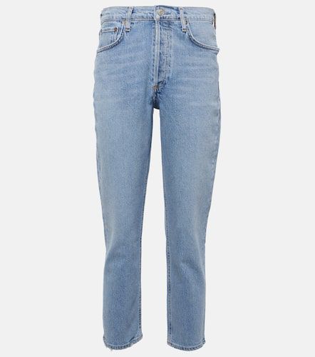 Jeans slim cropped Riley de tiro alto - Agolde - Modalova