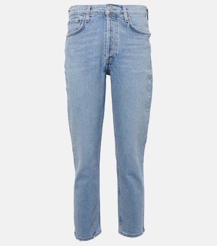 Jeans slim cropped Riley de tiro alto - Agolde - Modalova