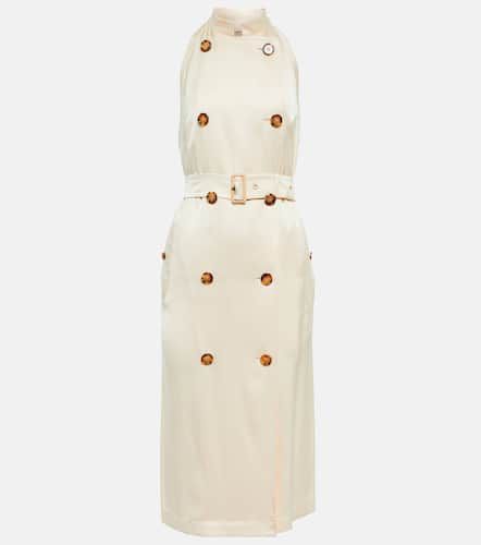 Burberry Belted silk midi dress - Burberry - Modalova