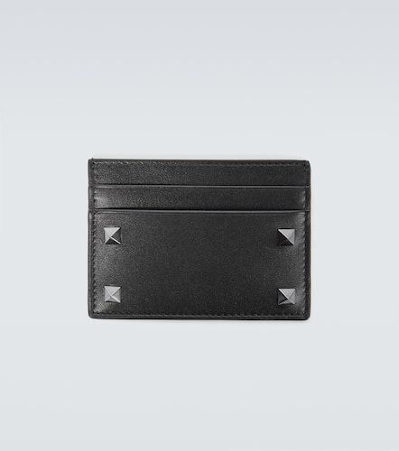 Rockstud leather card holder - Valentino Garavani - Modalova