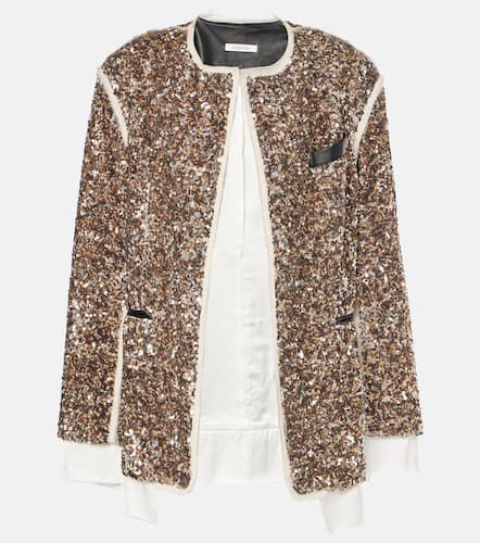 Jacques Wei Sequined leather jacket - Jacques Wei - Modalova