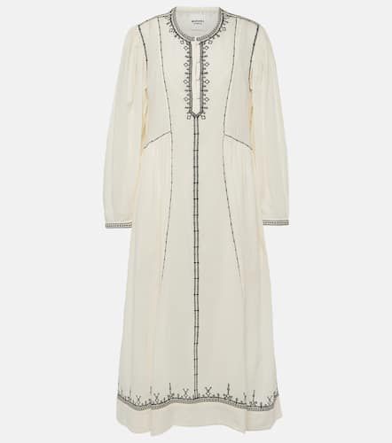 Pippa embroidered cotton midi dress - Marant Etoile - Modalova