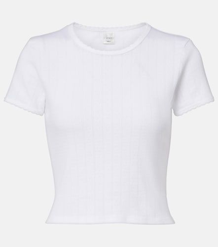 Crop top de pointelle de algodón - Leset - Modalova