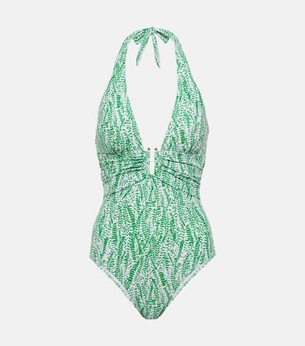 Belle Mare printed halterneck swimsuit - Heidi Klein - Modalova