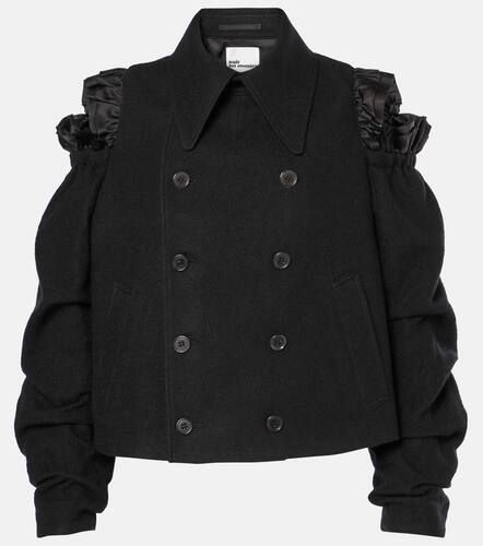 Chaqueta de lana con aberturas - Noir Kei Ninomiya - Modalova