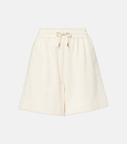 Moncler Shorts in jersey di cotone - Moncler - Modalova