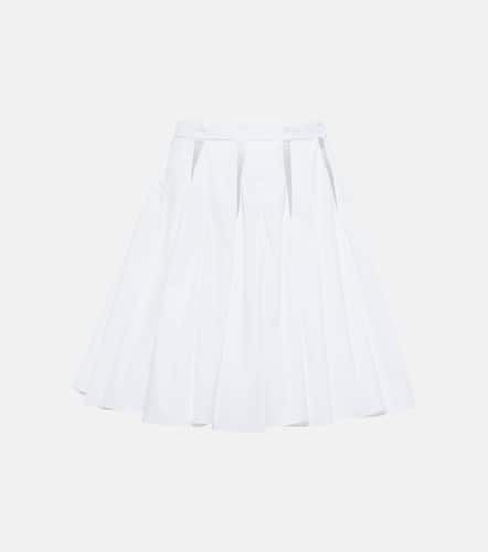 AlaÃ¯a High-rise cutout cotton miniskirt - Alaia - Modalova