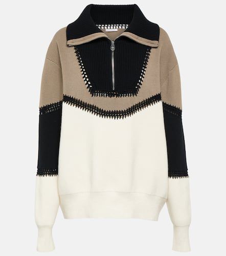 ChloÃ© Half-zip wool and cashmere sweater - Chloe - Modalova