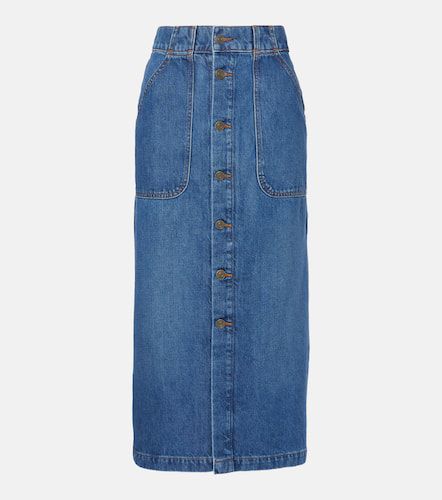 Falda midi Modern Pocket en denim - Frame - Modalova