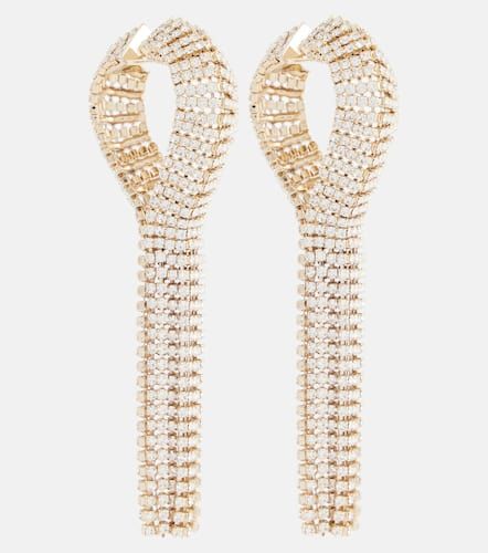 Embellished chainmail drop earrings - Rabanne - Modalova