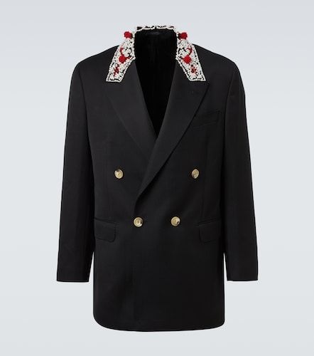 Embellished double-breasted blazer - Simone Rocha - Modalova