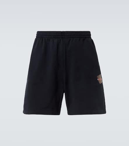 Shorts de forro polar de algodón - Balenciaga - Modalova