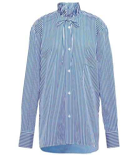 Camicia in popeline di cotone a righe - Plan C - Modalova