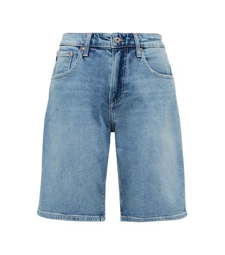 High-rise denim Bermuda shorts - AG Jeans - Modalova