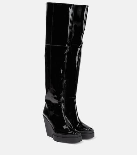 Gia 31 patent leather over-the-knee boots - Gia Borghini - Modalova