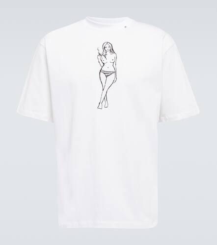 Camiseta en jersey de algodón estampado - Due Diligence - Modalova