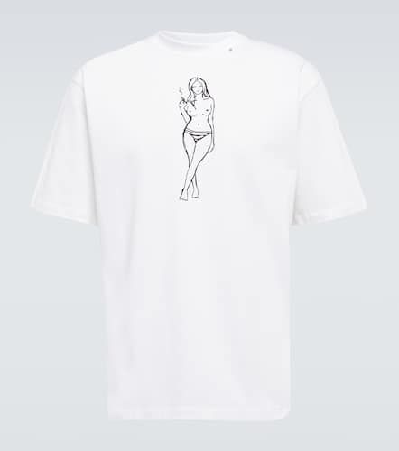 Printed cotton jersey T-shirt - Due Diligence - Modalova