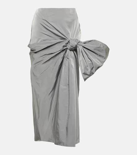 Falda midi con detalle de lazo - Alexander McQueen - Modalova