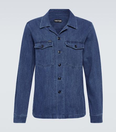 Tom Ford Hemdjacke aus Denim - Tom Ford - Modalova