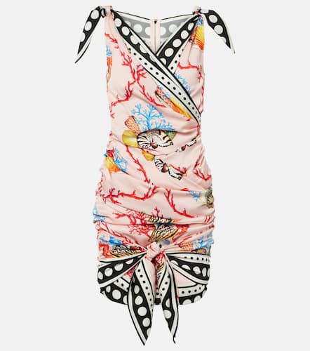 Capri printed silk-blend minidress - Dolce&Gabbana - Modalova