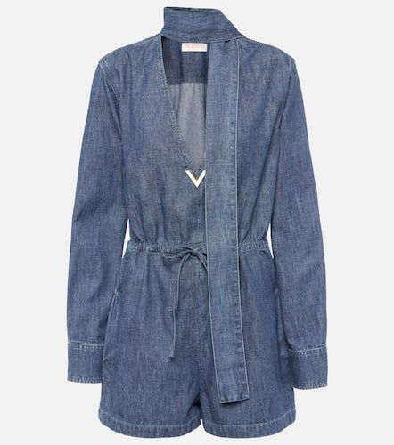 Valentino Playsuit VGold aus Denim - Valentino - Modalova