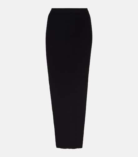 Falda midi Sacriskirt de punto acanalado - Rick Owens - Modalova