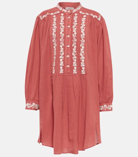 Gena embroidered cotton minidress - Marant Etoile - Modalova