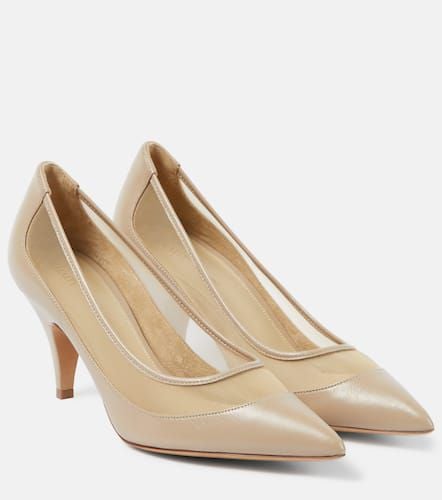 Khaite River leather and mesh pumps - Khaite - Modalova