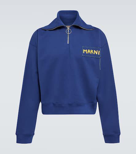 Marni Logo cotton jersey sweatshirt - Marni - Modalova
