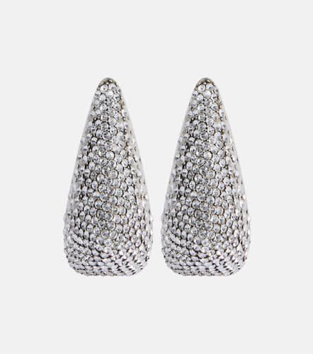 Crystal-embellished drop earrings - Alexander McQueen - Modalova