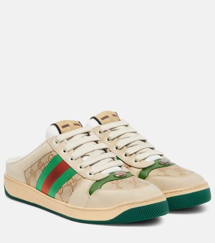 Zapatillas Screener de lona GG con Web - Gucci - Modalova
