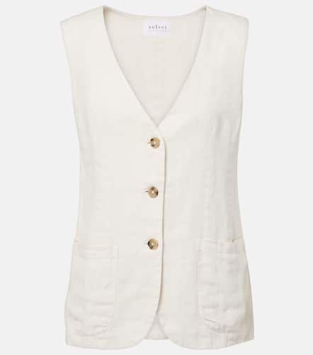 Velvet Gilet Acie in lino - Velvet - Modalova