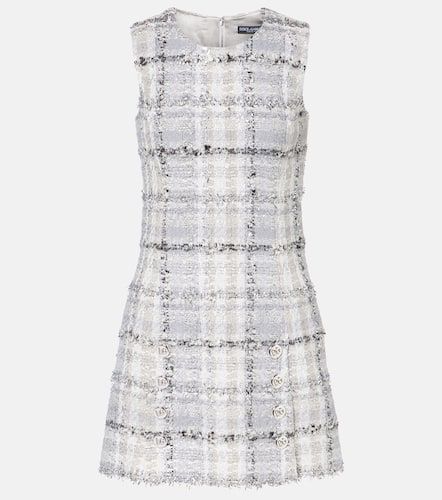 Checked lame tweed minidress - Dolce&Gabbana - Modalova
