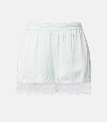 Shorts Doris de satén con encaje - Poupette St Barth - Modalova