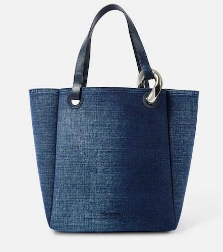 Corner Large denim tote bag - JW Anderson - Modalova