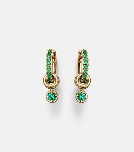 Pendientes de aro Zahra de oro de 18 ct con esmeraldas - Spinelli Kilcollin - Modalova