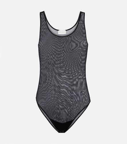 Semi-sheer scalloped bodysuit - Magda Butrym - Modalova